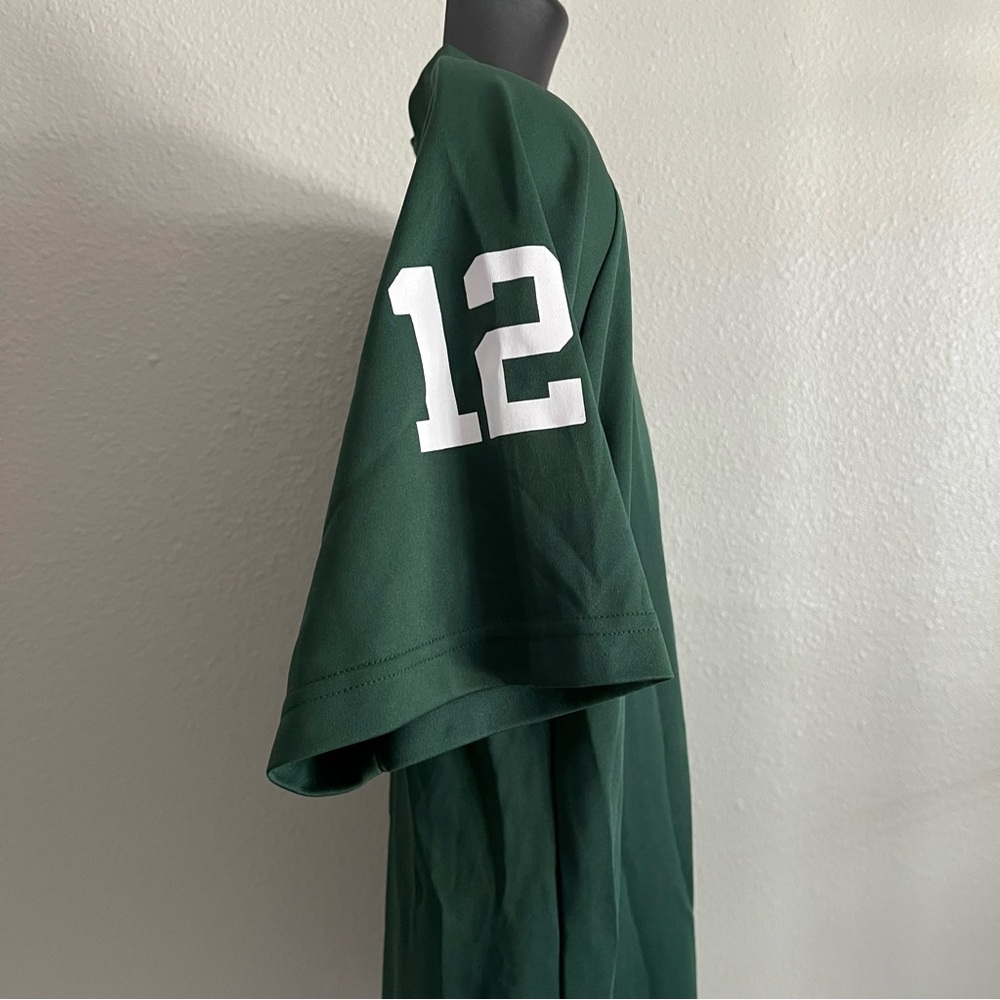 NFL Green Bay Packers Aaron Rodgers #12 Youth‎ XL Football Jersey XL Green White - Picture 7 of 8